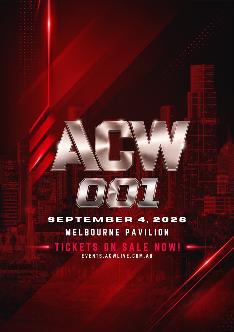 ACW : 001 MELBOURNE! — event poster